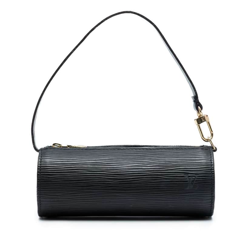Louis Vuitton Epi Pochette Papillon Black Leather Good condition - Front View