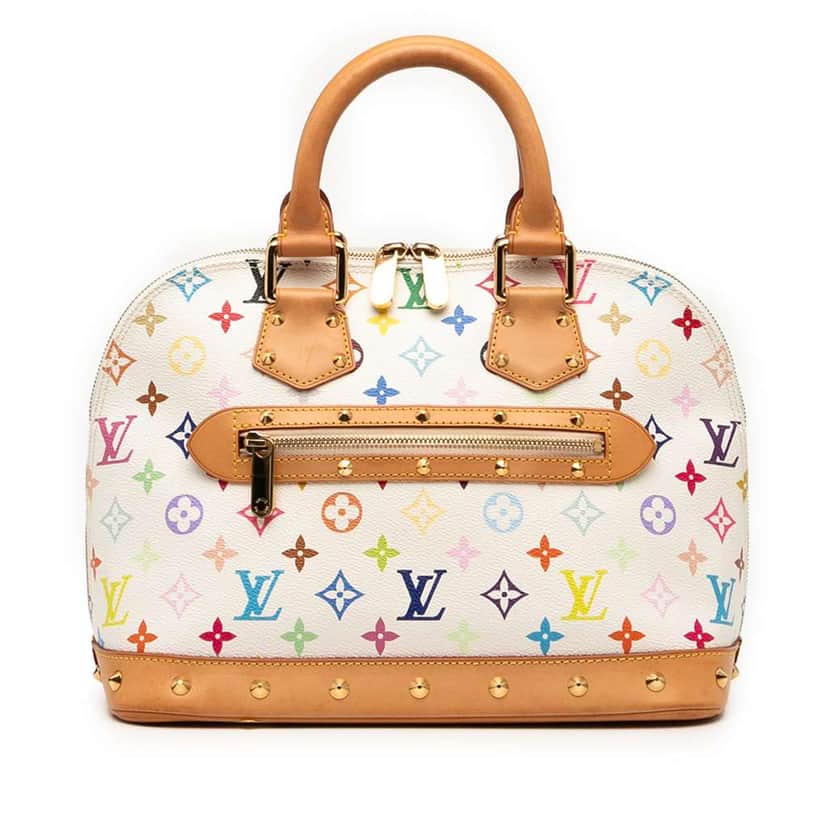 Louis Vuitton Monogram Multicolore Alma PM White Good condition - Front View
