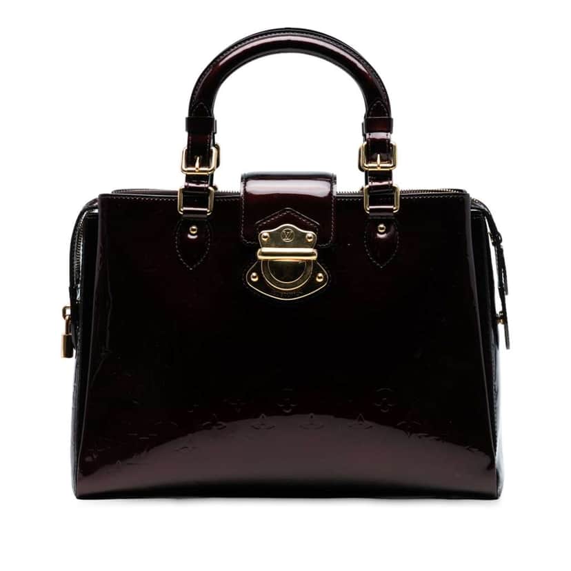 Louis Vuitton Monogram Vernis Melrose Avenue Purple Leather Good condition - Front View