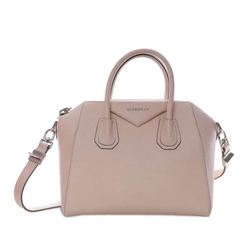 Givenchy Small Goatskin Antigona Satchel Brown Leather Good condition - Front View