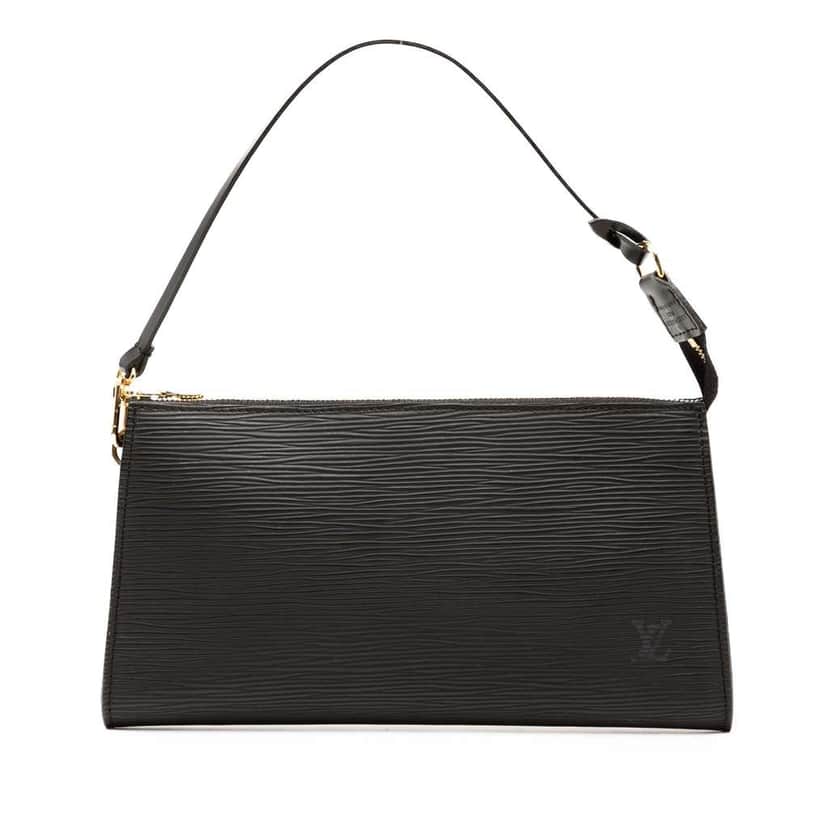 Louis Vuitton Epi Pochette Accessoires Black Leather Good condition - Front View