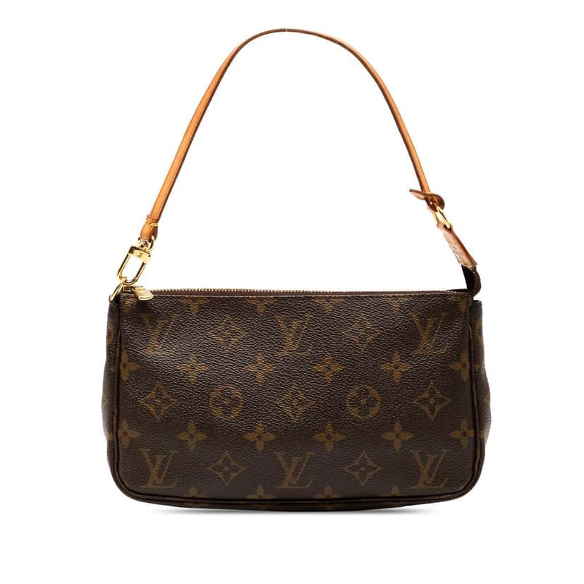 Louis Vuitton Monogram Pochette Accessoires Brown Good condition - Front View