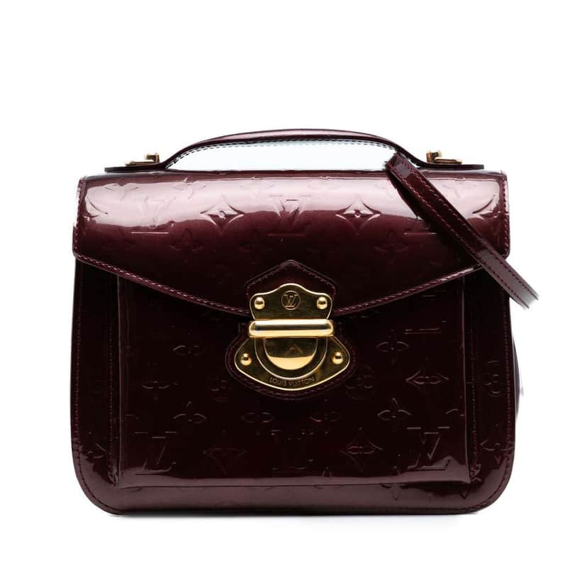 Louis Vuitton Monogram Vernis Miranda Purple Leather Good condition - Front View