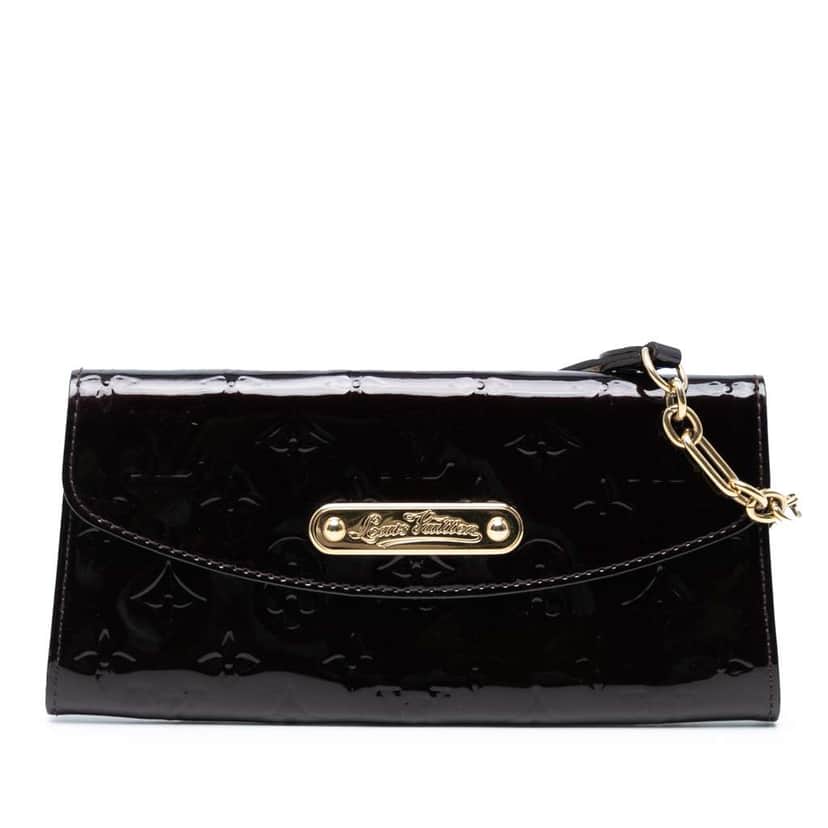 Louis Vuitton Monogram Vernis Sunset Boulevard Purple Leather Good condition - Front View