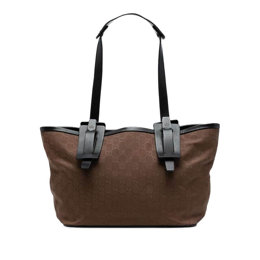 Gucci GG Canvas Tote Brown Canvas Good condition - Front View
