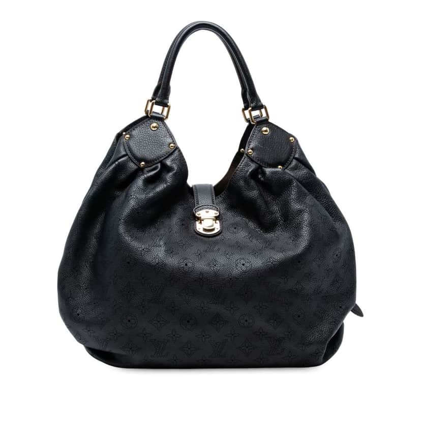 Louis Vuitton Monogram Mahina XL Black Leather Good condition - Front View