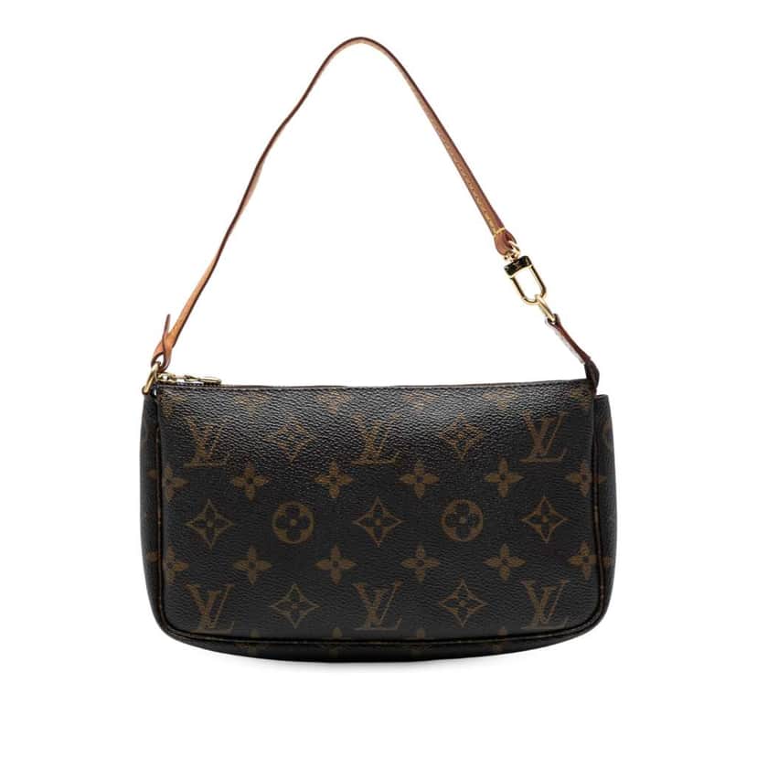 Louis Vuitton Monogram Pochette Accessoires Brown Good condition - Front View
