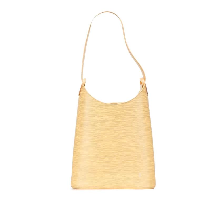 Louis Vuitton Epi Sac Verseau Brown Leather Good condition - Front View