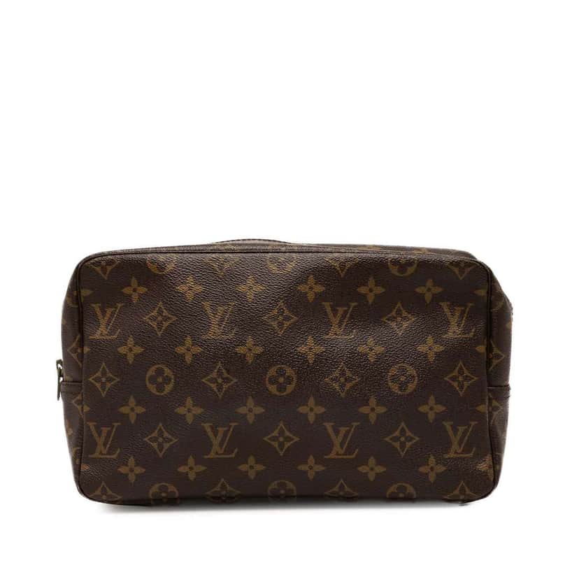 Louis Vuitton Monogram Trousse Toilette 28 Brown Fair condition - Front View