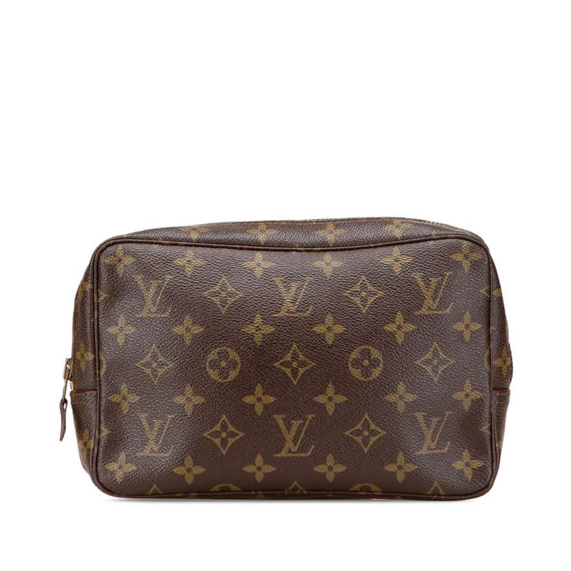 Louis Vuitton Monogram Trousse Toilette 23 Brown Canvas Good condition - Front View