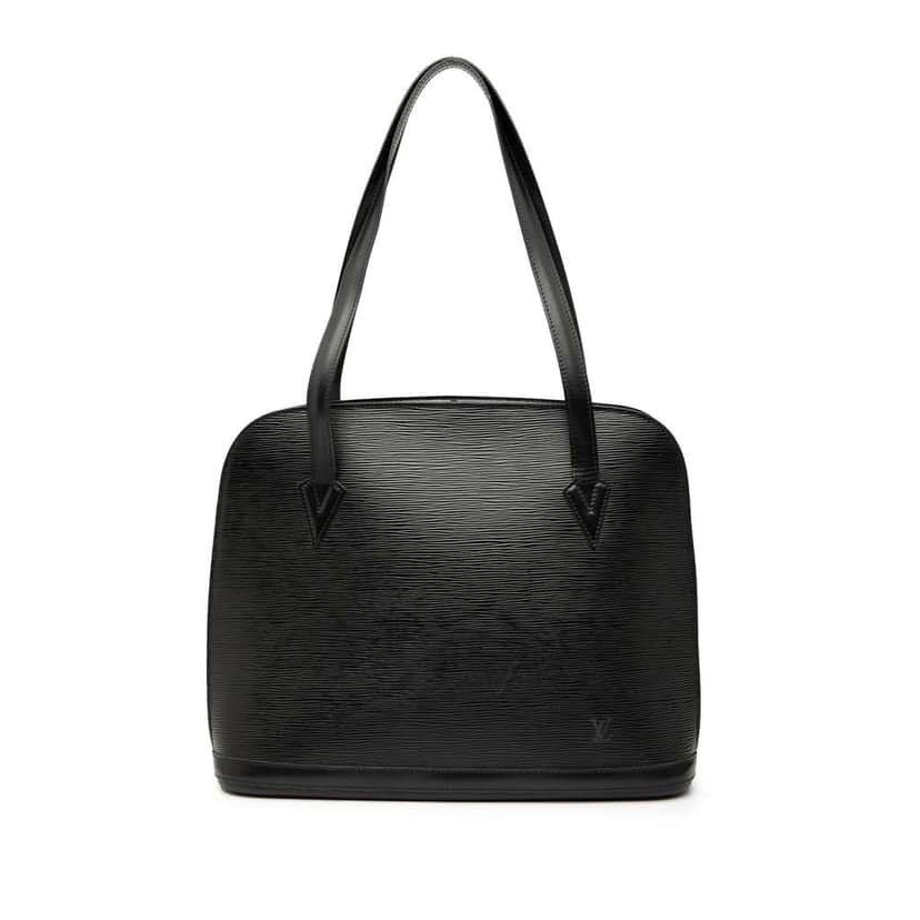 Louis Vuitton Epi Lussac Black Leather Good condition - Front View