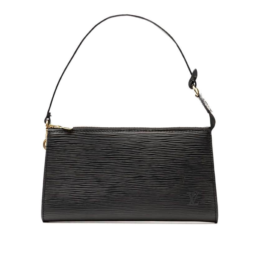 Louis Vuitton Epi Pochette Accessoires Black Leather Good condition - Front View