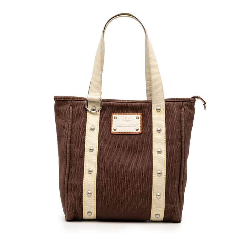 Louis Vuitton Antigua Cabas MM Brown Canvas Good condition - Front View