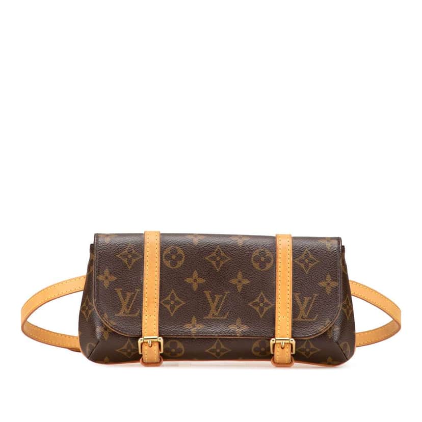 Louis Vuitton Monogram Marelle Shoulder Bag Brown Canvas Very good condition - Front View