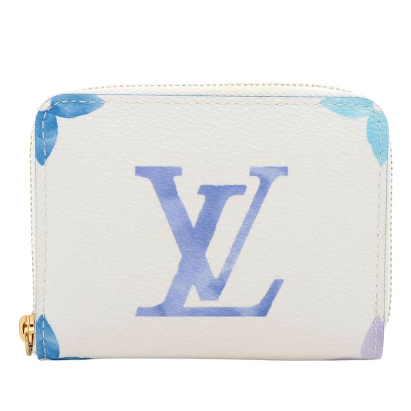 Louis Vuitton Monogram Giant By the Pool Zippy Coin Purse White Good condition - Front View