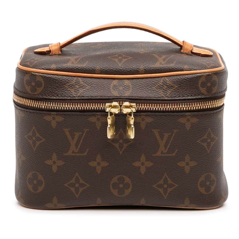 Louis Vuitton Monogram Nice Mini Vanity Case Brown Good condition - Front View