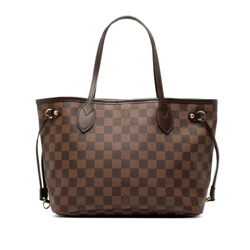 Louis Vuitton Damier Ebene Neverfull PM Brown Good condition - Front View