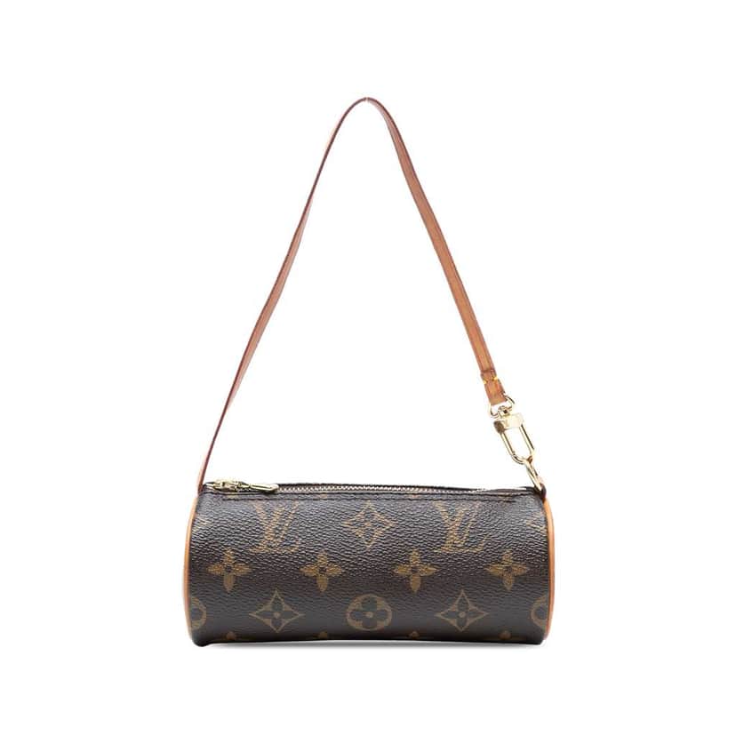 Louis Vuitton Monogram Papillon Pochette Brown Good condition - Front View