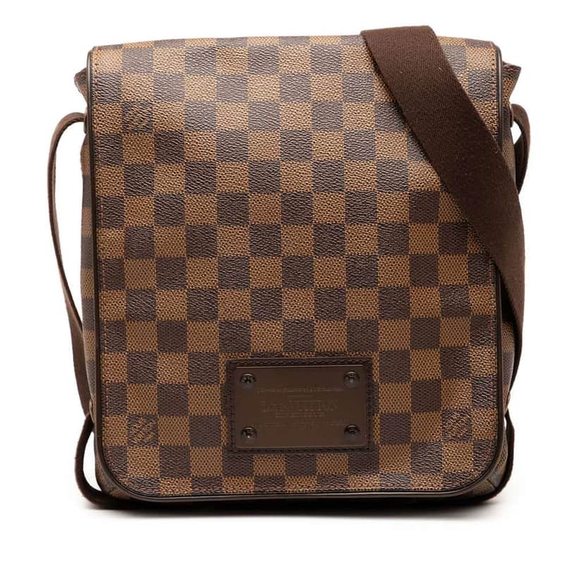 Louis Vuitton Damier Ebene Brooklyn PM Brown Good condition - Front View