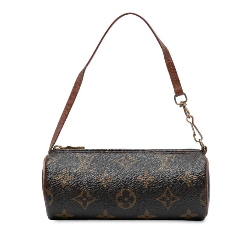 Louis Vuitton Monogram Papillon Pochette Brown Good condition - Front View