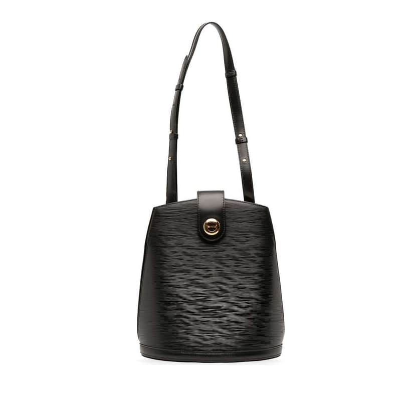 Louis Vuitton Epi Cluny Black Leather Good condition - Front View