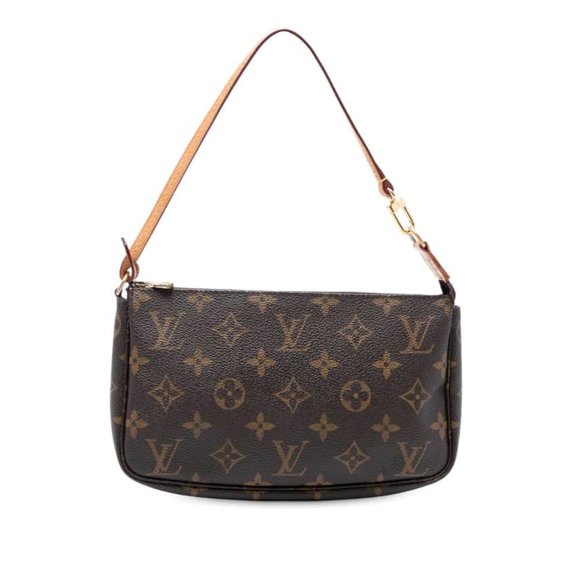 Louis Vuitton Monogram Pochette Accessoires Brown Good condition - Front View