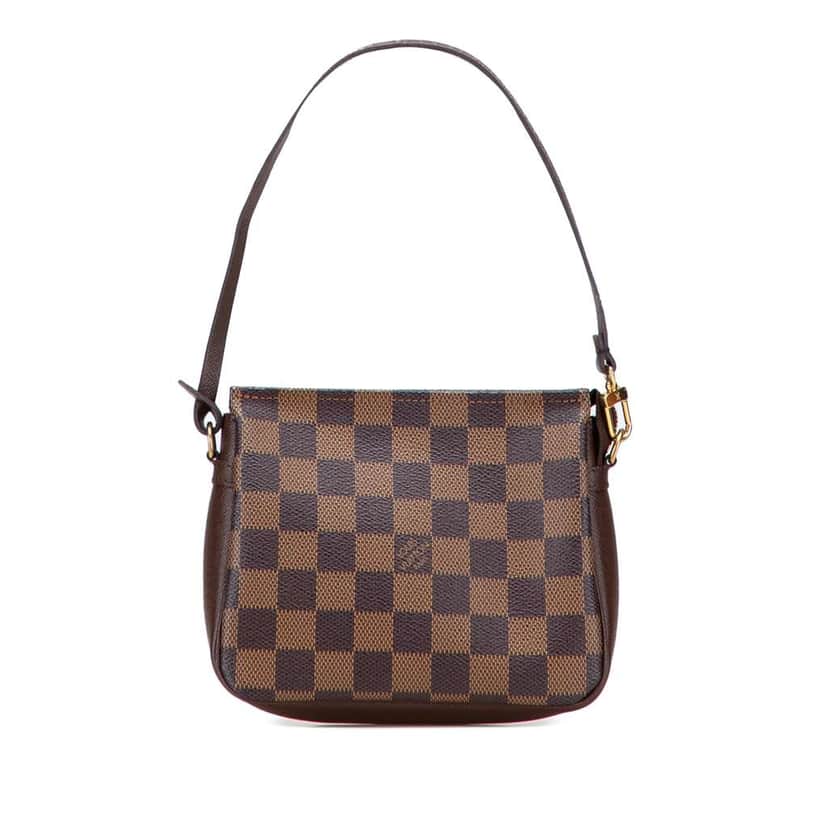 Louis Vuitton Damier Ebene Trousse Pochette Brown Canvas Very good condition - Front View