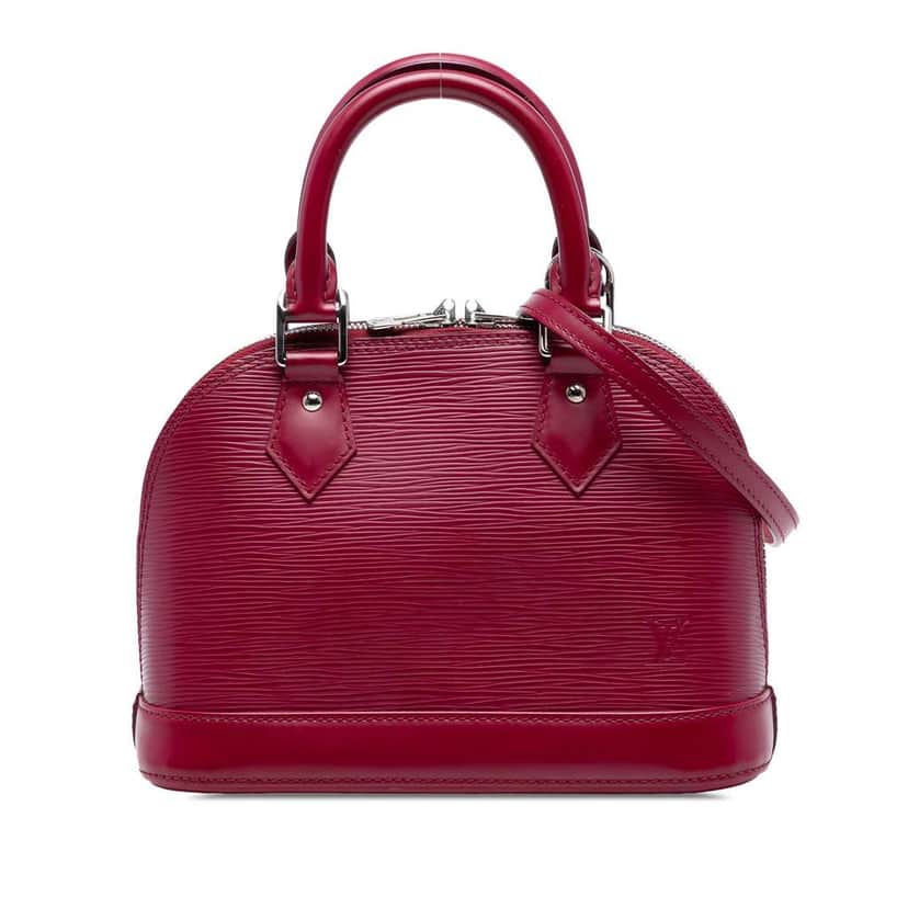 Louis Vuitton Epi Alma BB Pink Leather Good condition - Front View