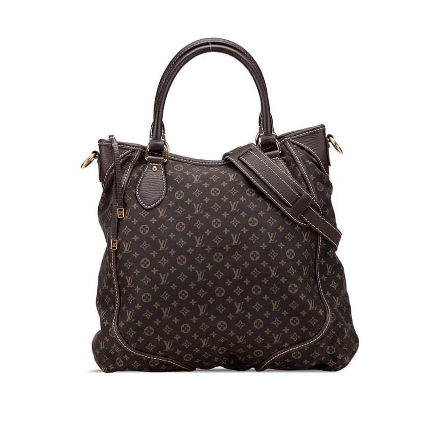 Louis Vuitton Monogram Mini Lin Besace Angele Brown Canvas Good condition - Front View