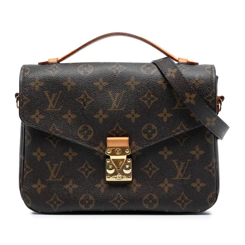 Louis Vuitton Monogram Pochette Metis Brown Good condition - Front View