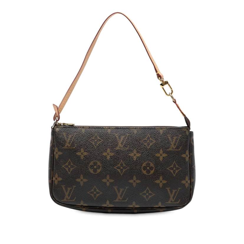 Louis Vuitton Monogram Pochette Accessoires Brown Good condition - Front View