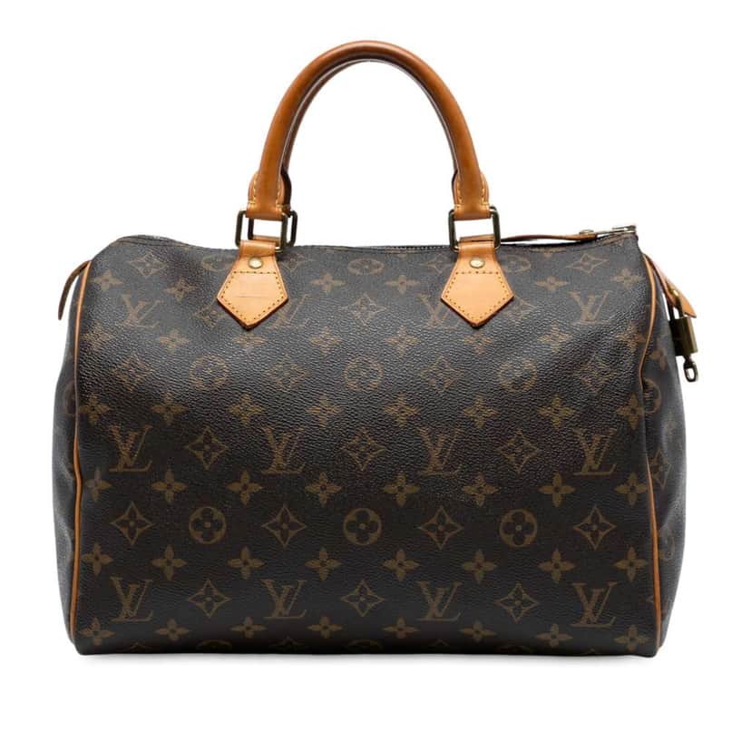 Louis Vuitton Monogram Speedy 30 Brown Good condition - Front View