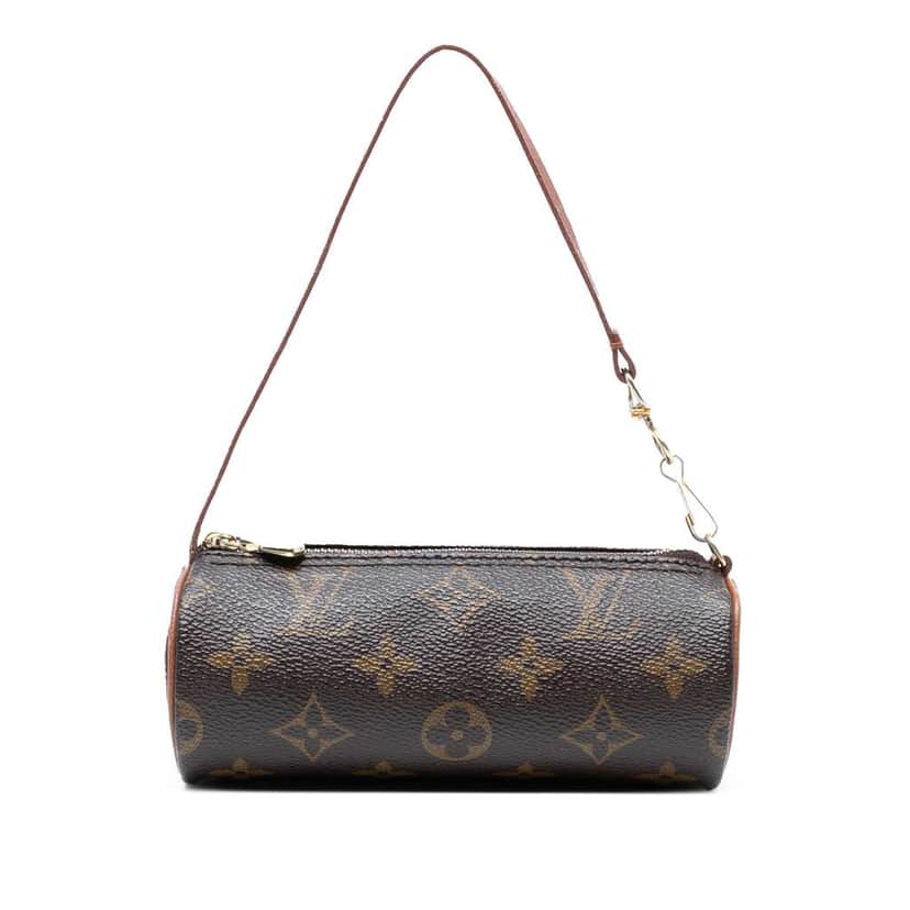 Louis Vuitton Monogram Papillon Pochette Brown Good condition - Front View
