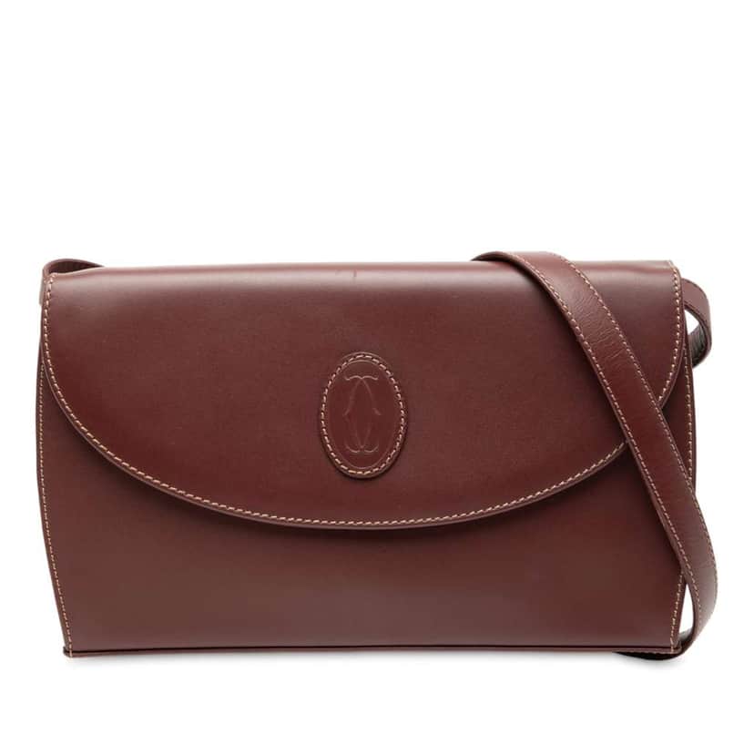 Cartier Leather Must De Cartier Crossbody Red Leather Good condition - Front View