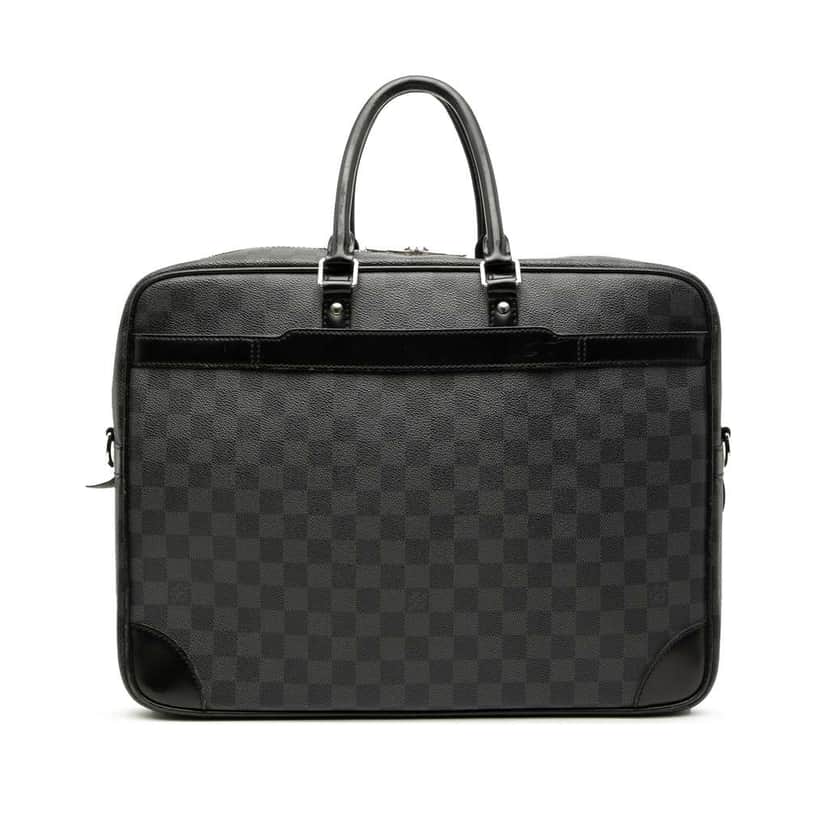 Louis Vuitton Damier Graphite Porte Documents Voyage GM Black Good condition - Front View