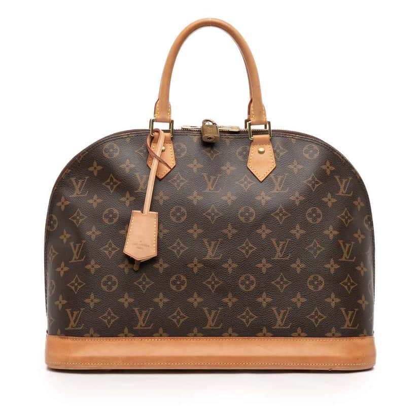 Louis Vuitton Monogram Alma GM Brown Fair condition - Front View