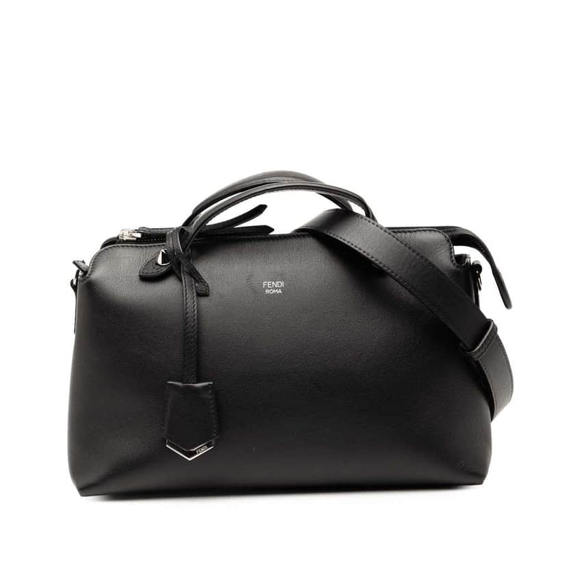 Fendi Medium Leather By The Way Satchel Black Leather Good condition - Front View