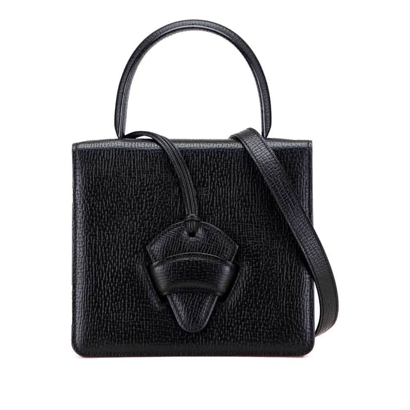 Loewe Leather Barcelona Satchel Black Leather Good condition - Front View