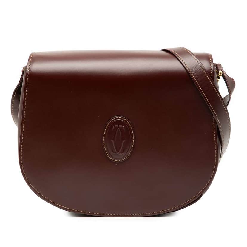 Cartier Leather Must De Cartier Crossbody Red Leather Good condition - Front View