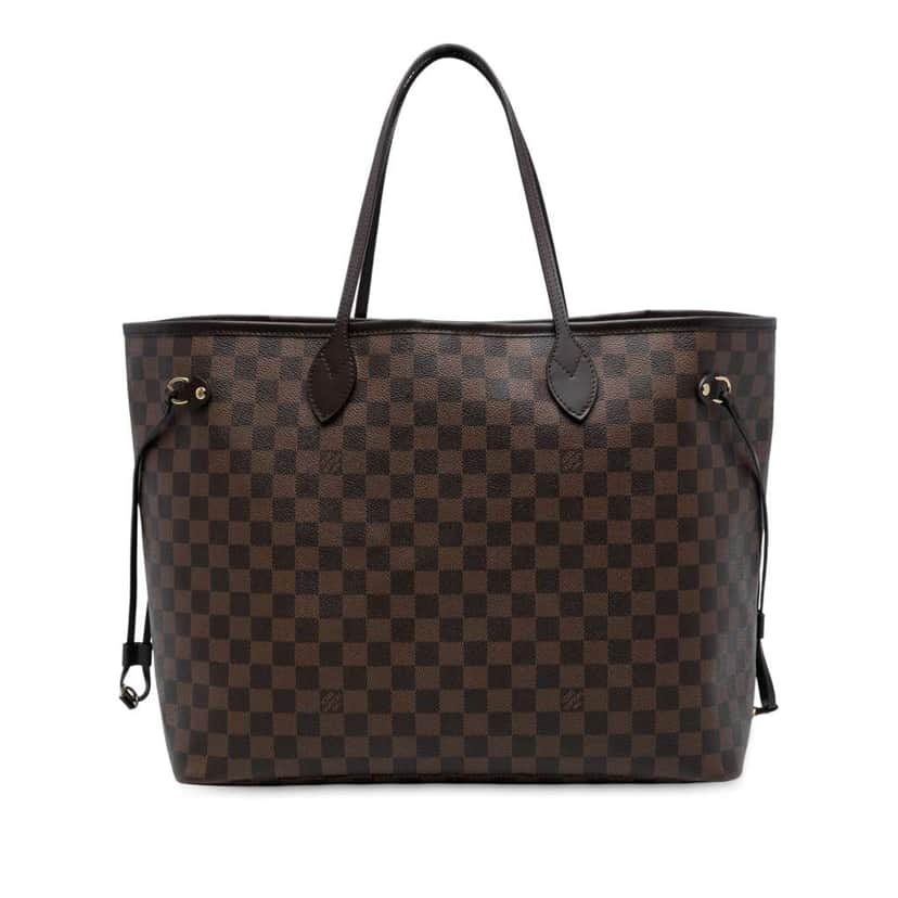 Louis Vuitton Damier Ebene Neverfull GM Brown Good condition - Front View
