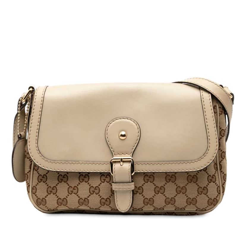 Gucci GG Canvas Sukey Crossbody Brown Canvas Good condition - Front View