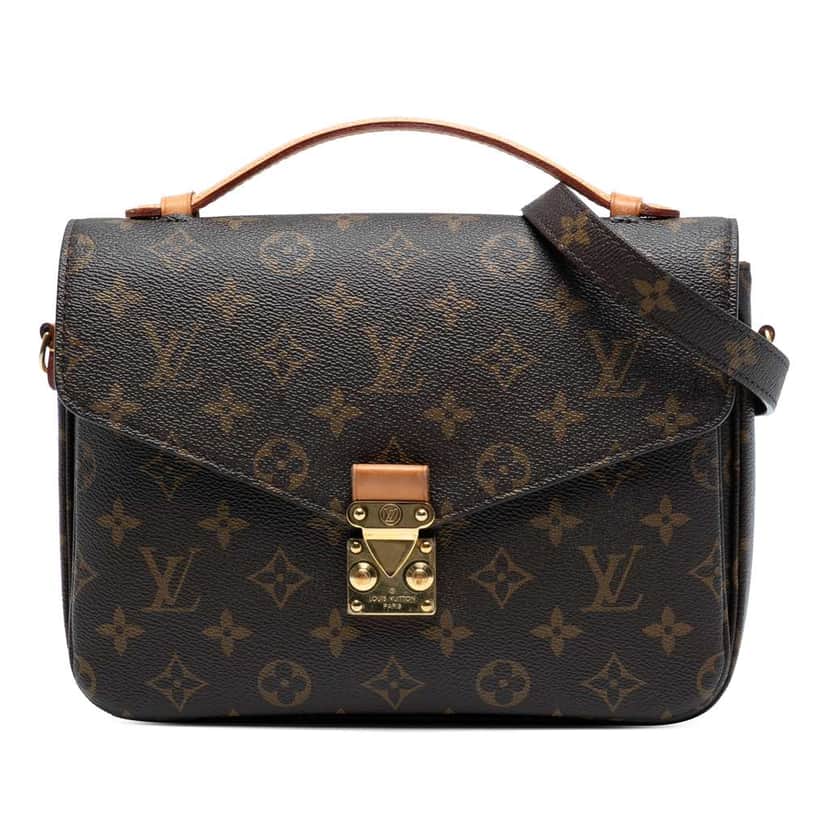 Louis Vuitton Monogram Pochette Metis Brown Good condition - Front View
