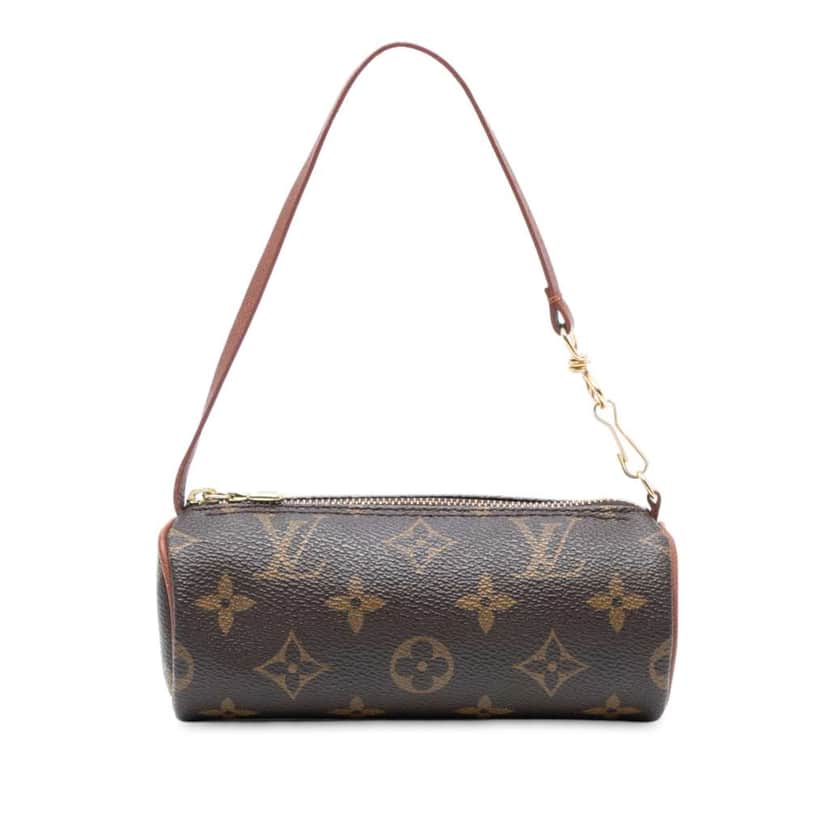 Louis Vuitton Monogram Papillon Pochette Brown Good condition - Front View