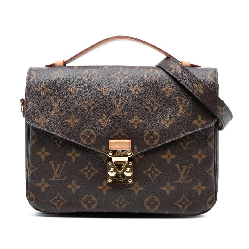 Louis Vuitton Monogram Pochette Metis Brown Good condition - Front View