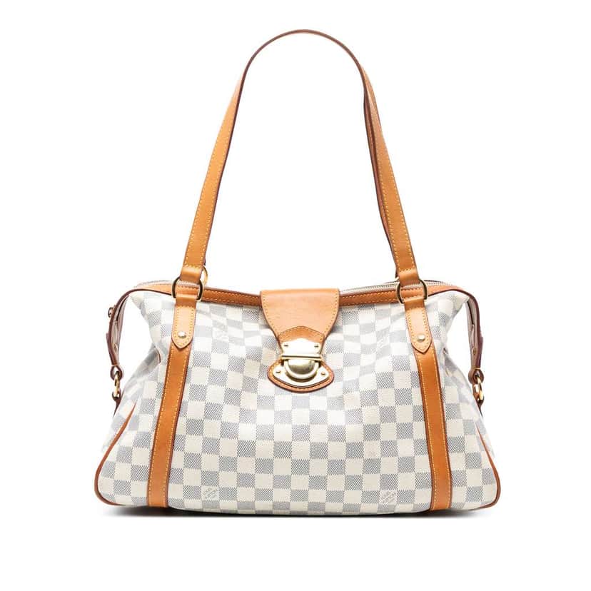 Louis Vuitton Damier Azur Stresa PM White Good condition - Front View