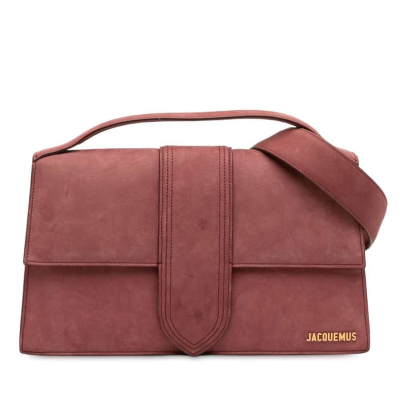 Jacquemus Suede Le Grand Bambino Pink Leather Good condition - Front View