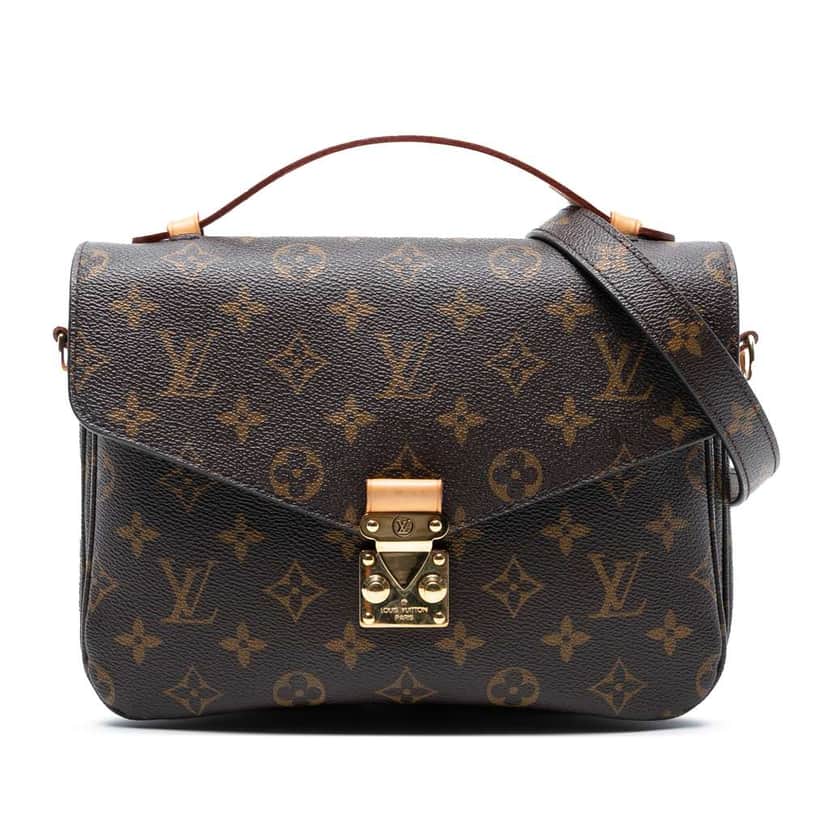 Louis Vuitton Monogram Pochette Metis Brown Good condition - Front View