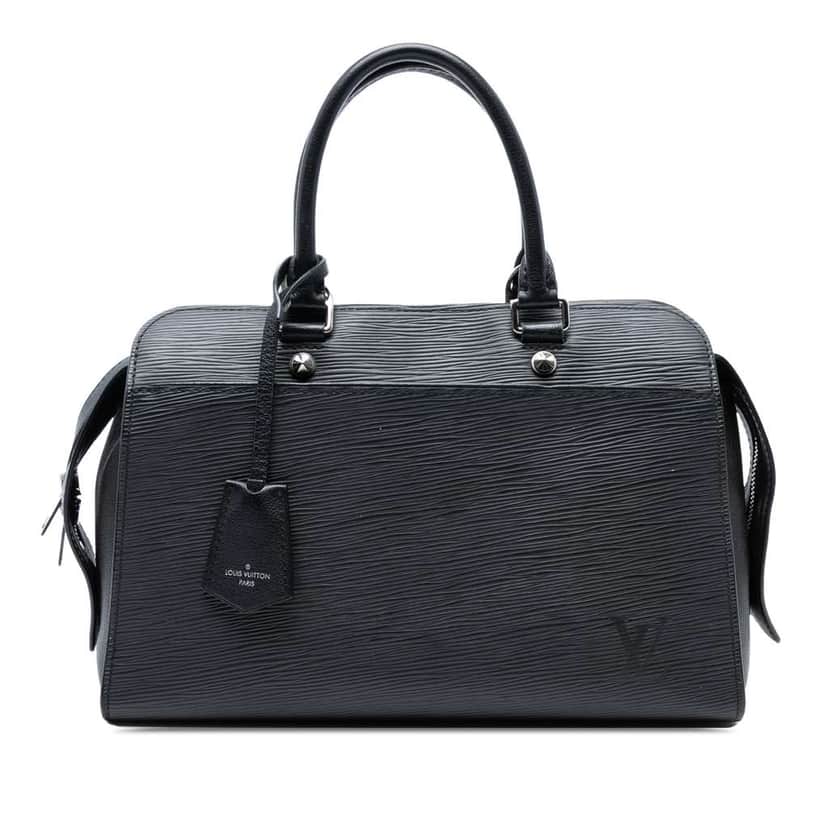 Louis Vuitton Epi Vaneau MM Black Leather Good condition - Front View