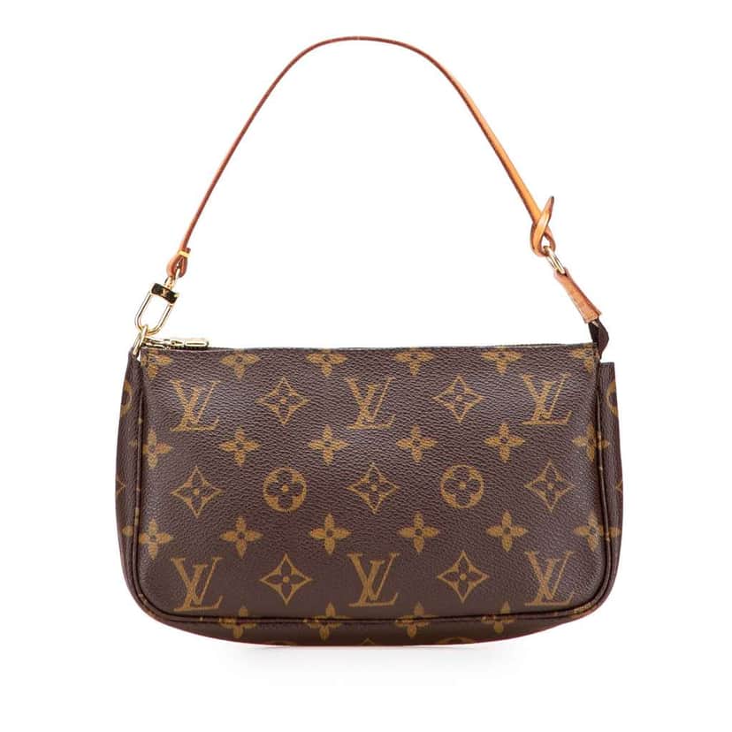 Louis Vuitton Monogram Pochette Accessoires Brown Good condition - Front View