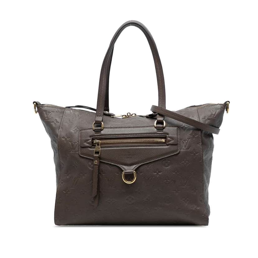 Louis Vuitton Monogram Empreinte Lumineuse PM Brown Leather Good condition - Front View